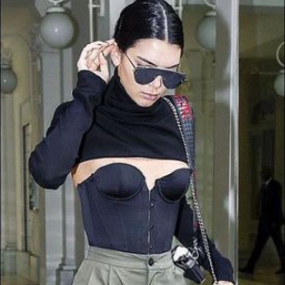 Zara black cable knit sleeve scarf blogger favorit - Picture 5 of 17